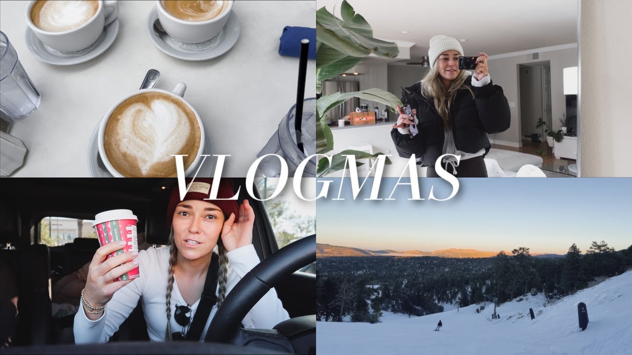 VLOGMAS: brunch in Laguna Beach and snowboarding in Big Bear!