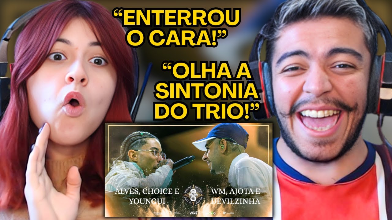 (FIZERAM HISTÓRIA) WM, AJOTA E DEVILZINHA X ALVES, CHOICE E YOUNGUI BDA 8 ANOS | REACT em CASAL