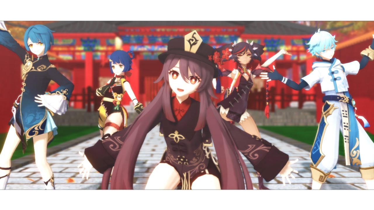 [ MMD Genshin Impact ]◤The World Hasn't Even Started Yet◥[Hu Tao,Xinyan, Xiangling,Chongyun,Xingqiu]