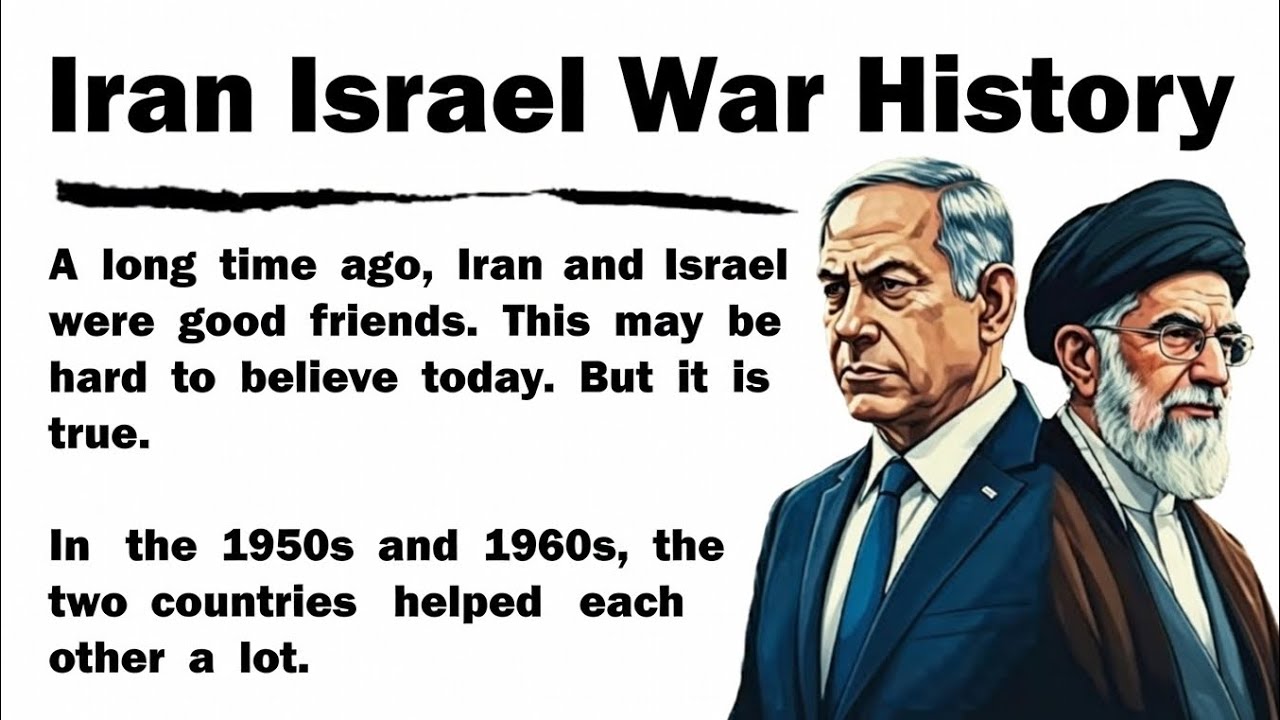 The History of Iran Israel conflict ⚔️ || Learn English Through Story With TaleTrove English Stories