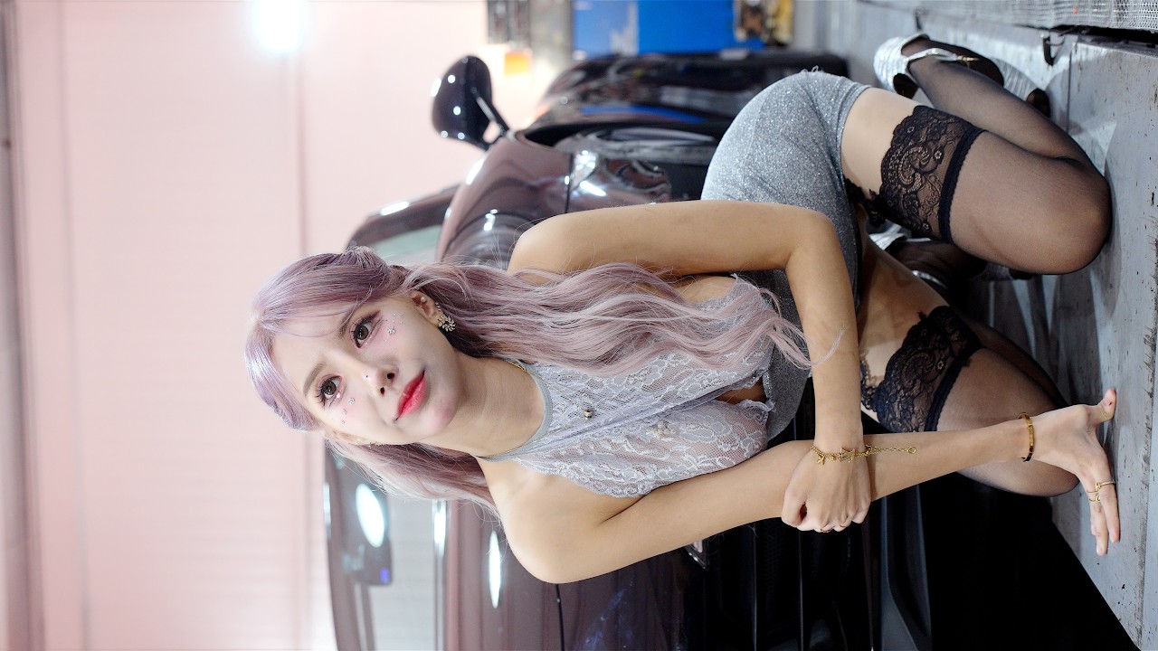 레이싱모델 유예지 Yooyeji, Halter neck backless one-piece dress | 레이싱모델 페스타 Racing Model Festa | 4K 직캠