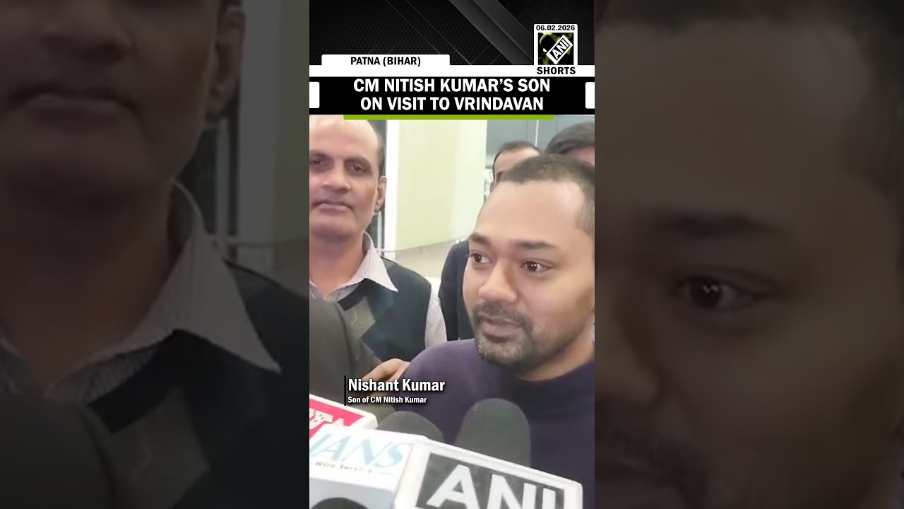 &ldquo;I went to the land of Lord Krishna,&rdquo; says Bihar CM Nitish Kumar&rsquo;s son on Vrindavan visit