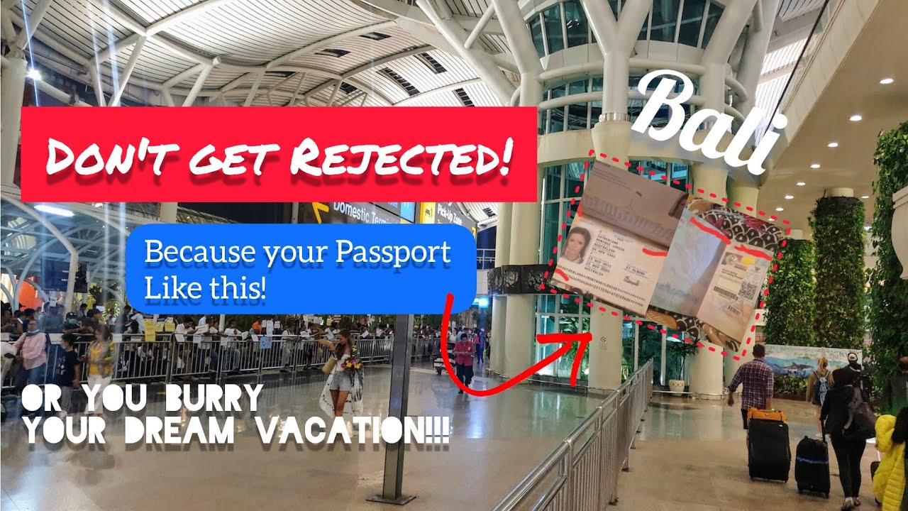Bali has the Strictest Rule Over A Passport | Don't Get Rejected! #baliairport
