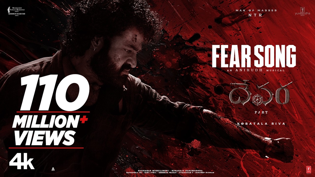 Fear Song | Devara Part - 1 | NTR | Koratala Siva | Anirudh Ravichander | 27 Sep 2024