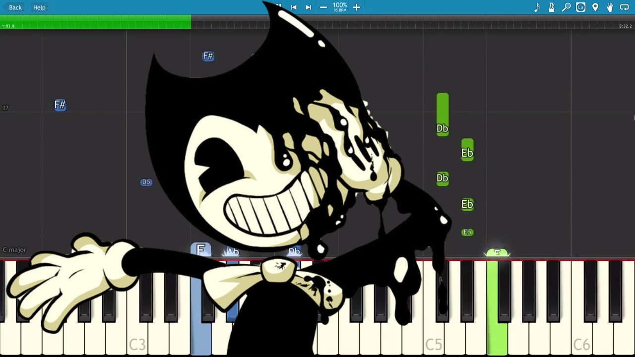 iTownGamePlay - Bendy and the Ink Machine Song - Quien Rie Ahora - Piano Cover / Tutorial