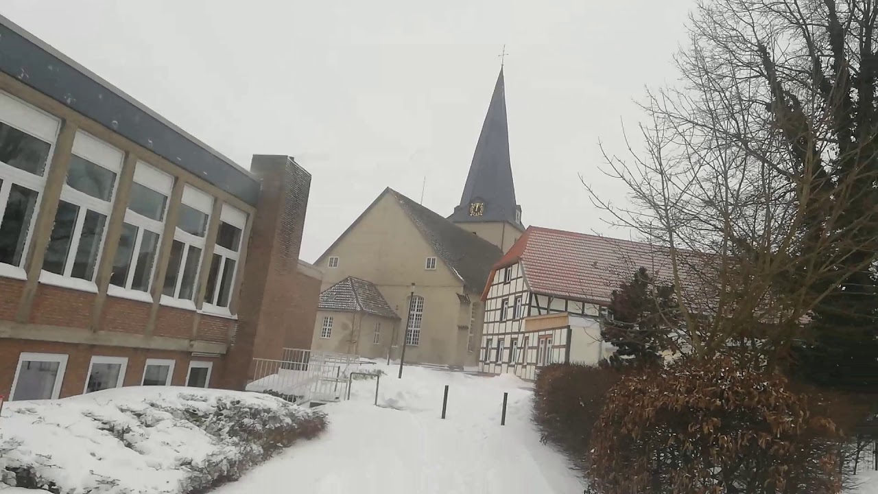 Winter Schnee in Rahden