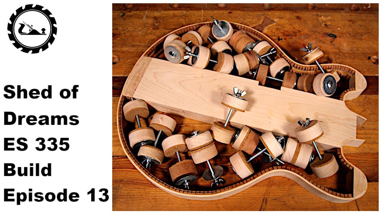 The Shed of Dreams ES 335 build  Episode 13: Making spool clamps.