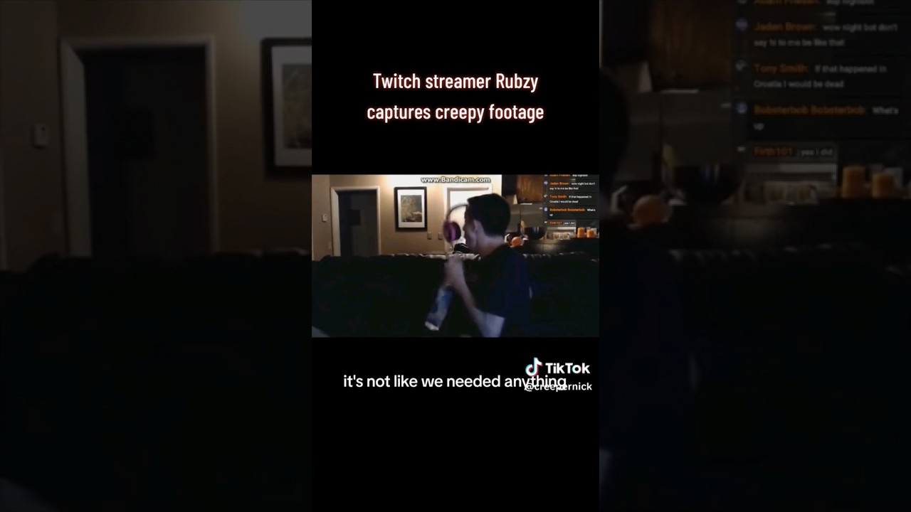 Призрак стримера Twitch Рубзи #страшный #жуткий #twitch