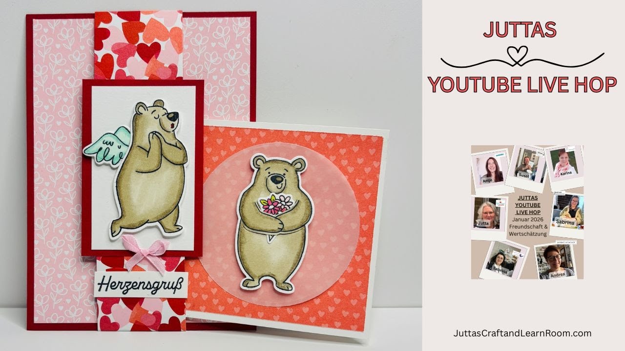 💖 Stampin’ Up! YouTube Live Hop | Karten für Herzensmenschen – Freundschaft & Wertschätzung
