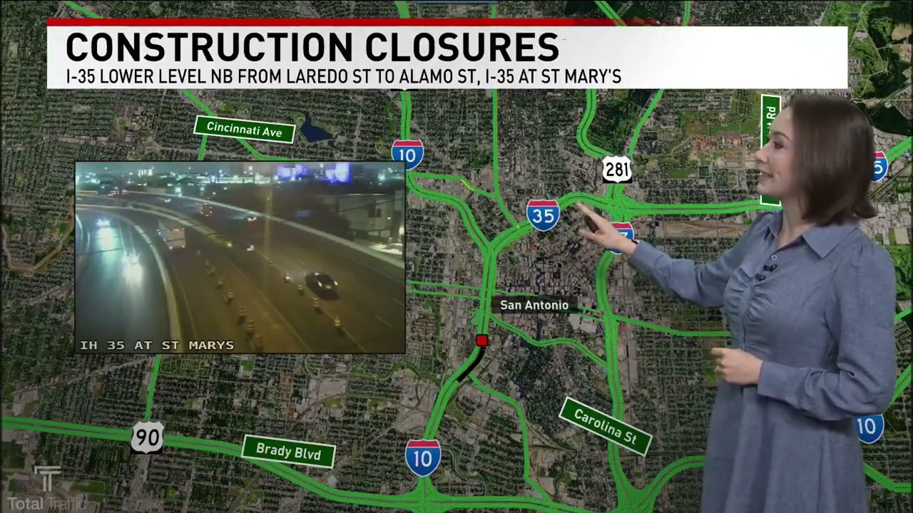 On-Time Traffic: Construction Closures today!