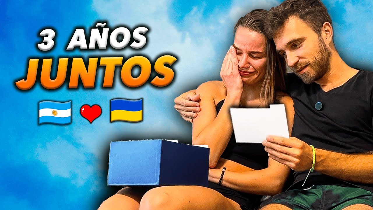🥺 ME EMOCIONÉ CON EL REGALO DE MI NOVIO ARGENTINO | ❤️ NUESTRO TERCER ANIVERSARIO ❤️