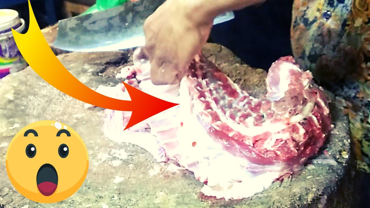 Goat meat cutting skills in 2022 || Goat cutting master || The bd villagers