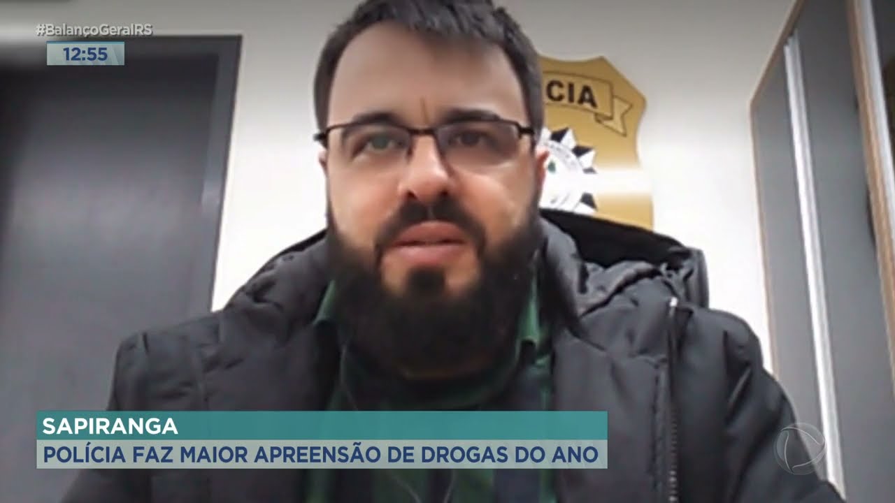 Sapiranga: polícia faz maior apreensão de drogas do ano