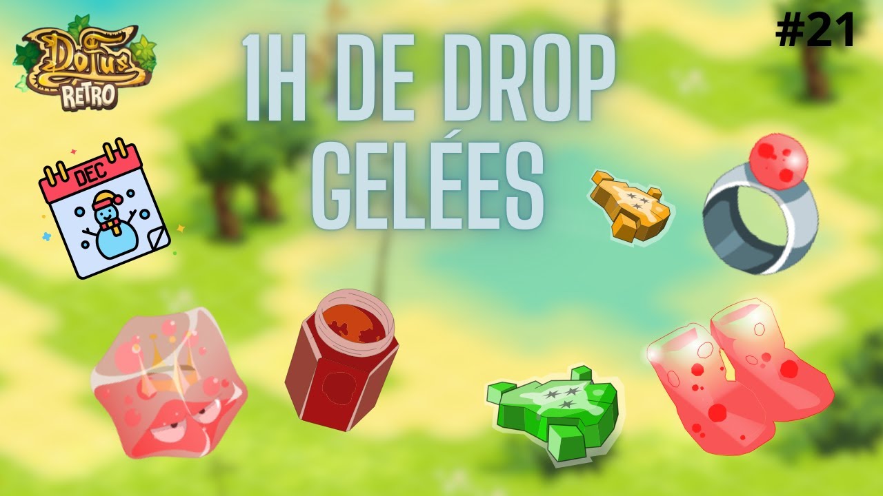 [DOFUS RETRO] 1H DROP Gelées = Gelano/ KAMAS/RUNES ...🤯🔥