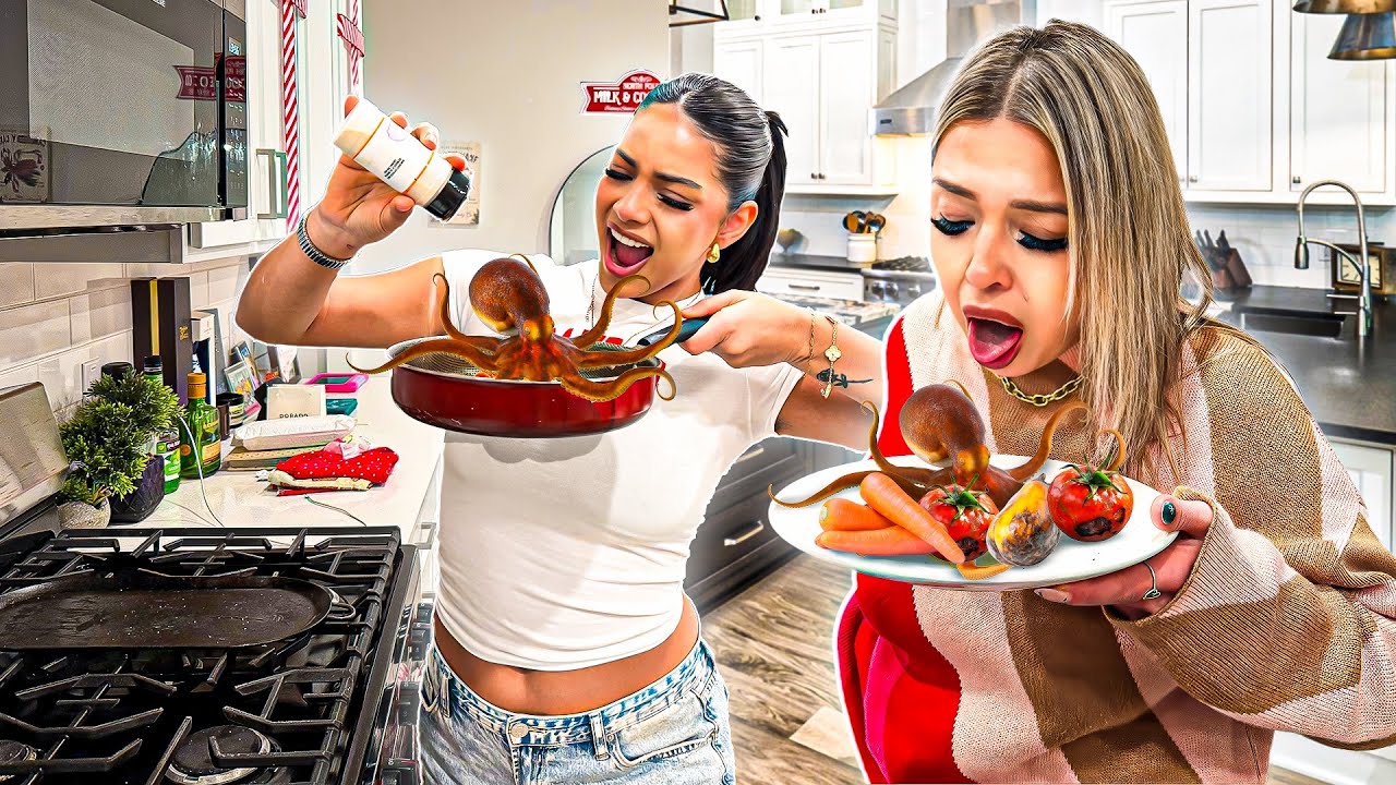 * MAKING MY MOTHER IN LAW NASTY FOOD TO SEE HOW SHE REACTS !!! * SHET GETS MAD * ( VOOGMAS DAY 15 ) 