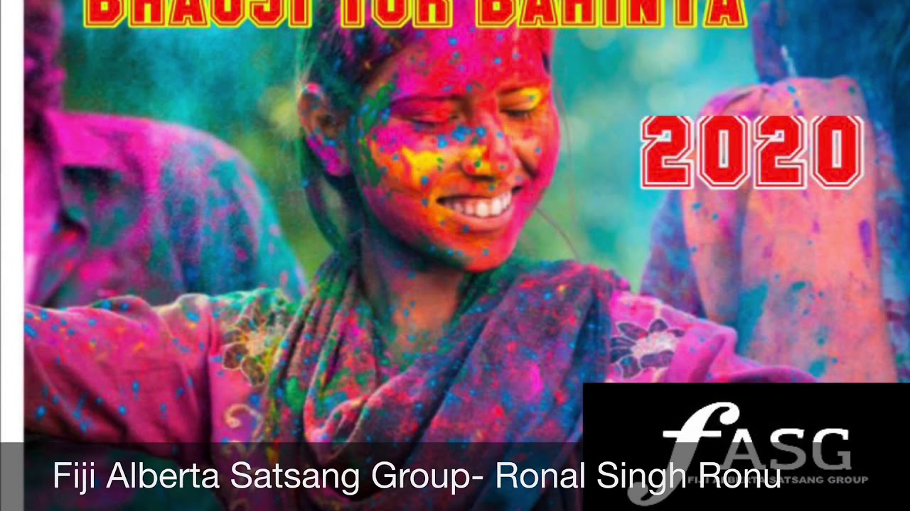 Fiji Holi song by Ronal Singh Ronu of Calgary Canada 2020