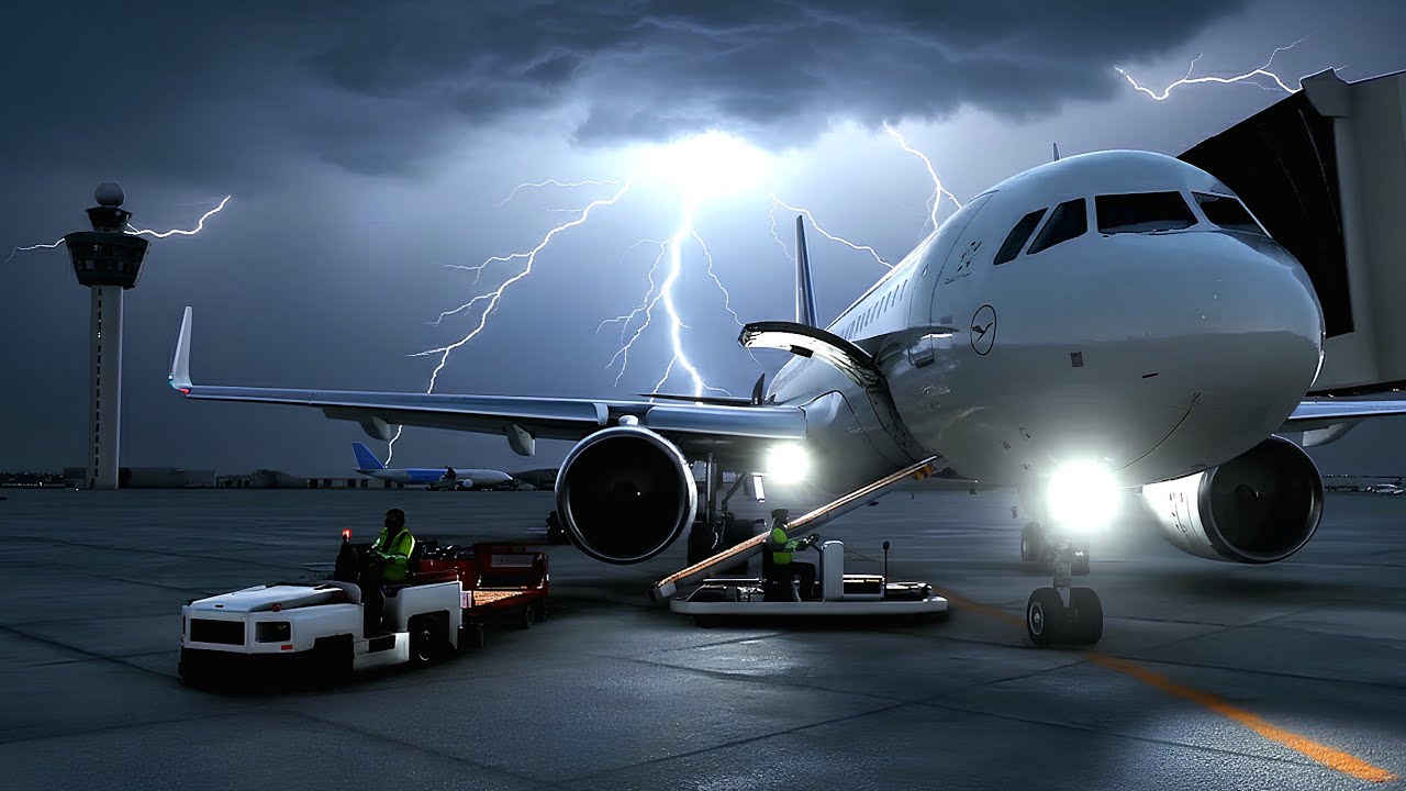 STORM CHANDRA UK 26/01/26 - LUTHANSA AIRBUS A320 NEO - BIRMINGHAM EGBB TO MANCHESTER EGCC #MSFS2020