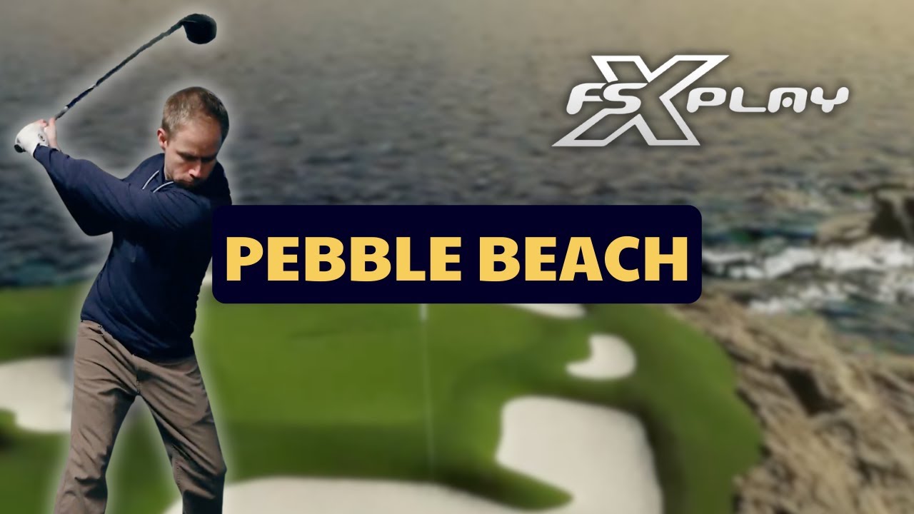 Aiming for Even Par on the Pebble Beach Front 9: FSX Play Golf Simulation Play