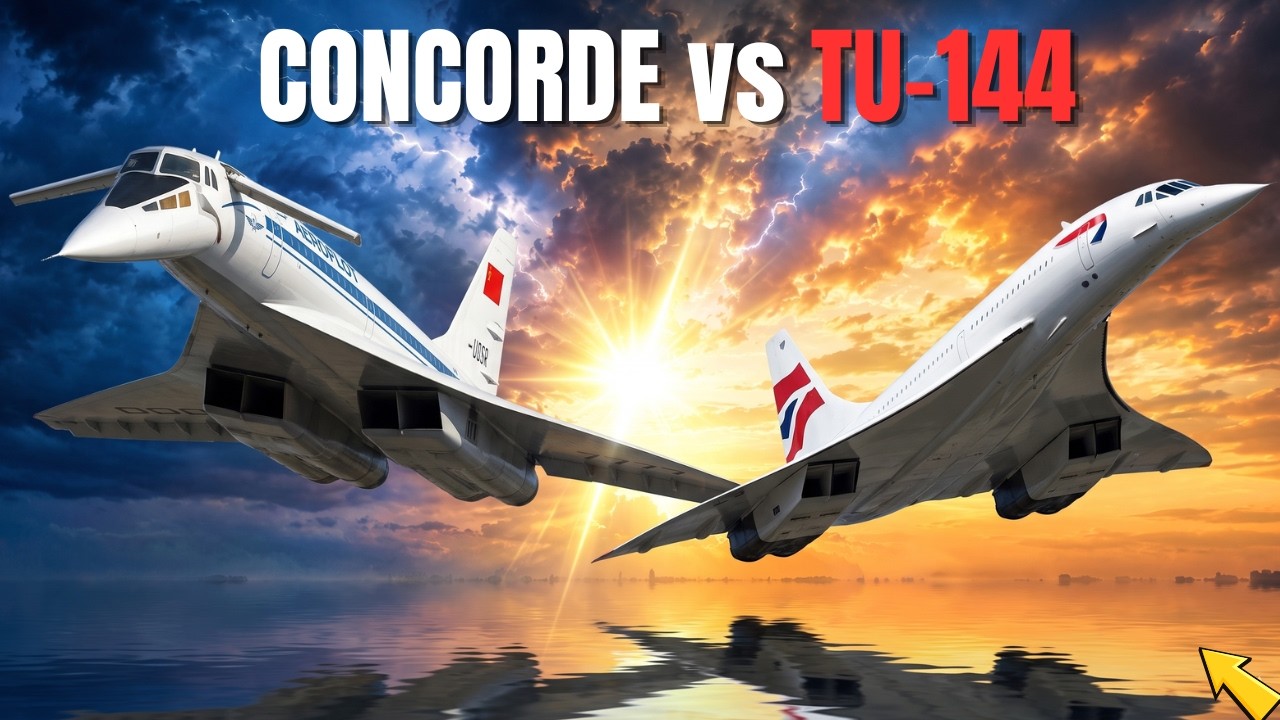 Concorde vs Tu-144: The Deadliest Race in Aviation History