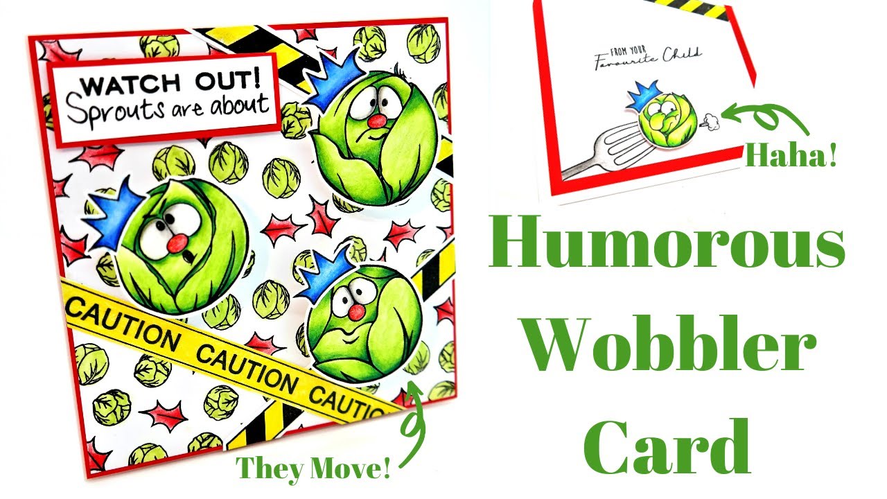 Humorous Wobbler Card | Fun Kinetic Cards