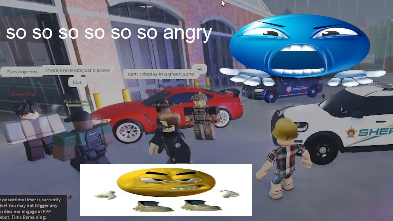 making 12 year old officers very angry in erlc