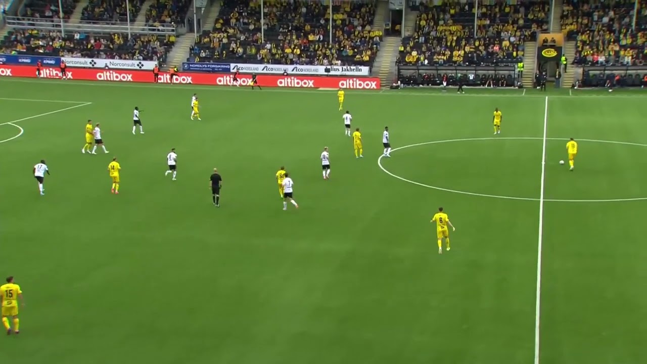 Bodø/Glimt tactical analysis in Eliteserien 2024 match ( Bodø/Glimt - Odd Ballklub)