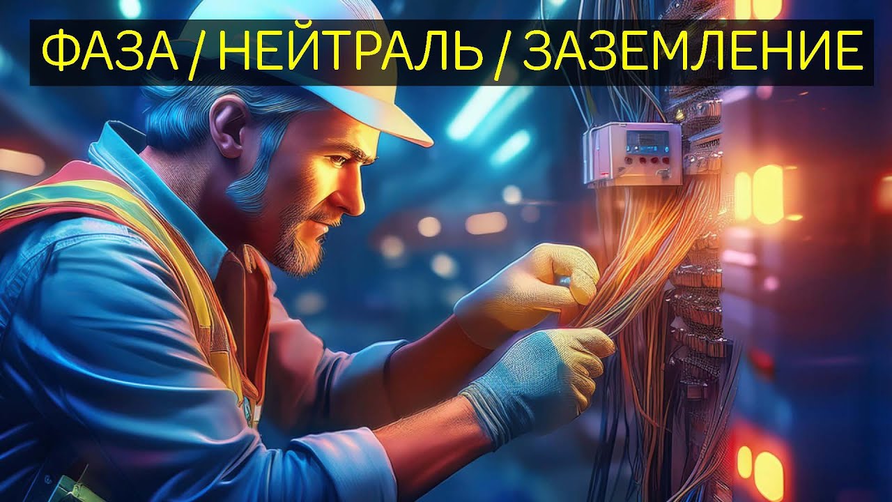 ЧЕМ НЕЙТРАЛЬ ОТЛИЧАЕТСЯ ОТ ЗАЗЕМЛЕНИЯ И ФАЗЫ? ОБЪЯСНЯЮ В АНИМАЦИИ #фаза #ноль #заземление