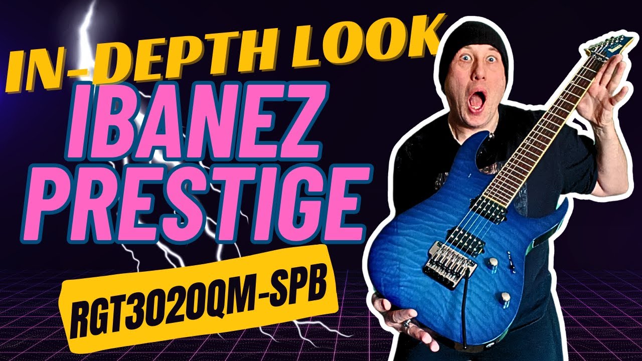 Unveiling The Stunning Ibanez Prestige RGT3020QM-SPB - A Closer Look! #ibanezguitars #ibanezprestige