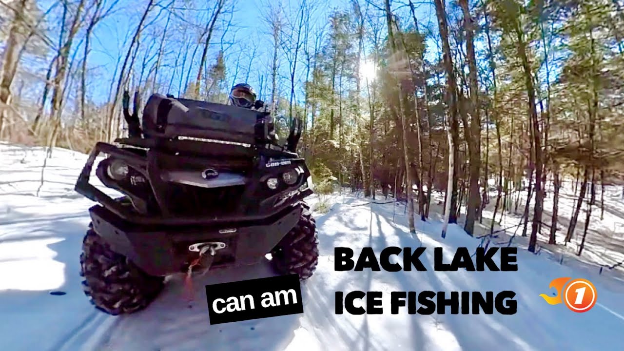 Back Lake Ice Fishing