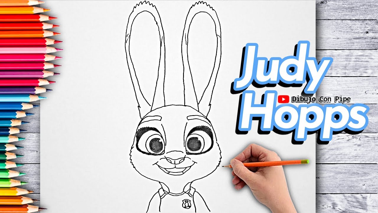 Como dibujar a Judy Hoops de Zootopia