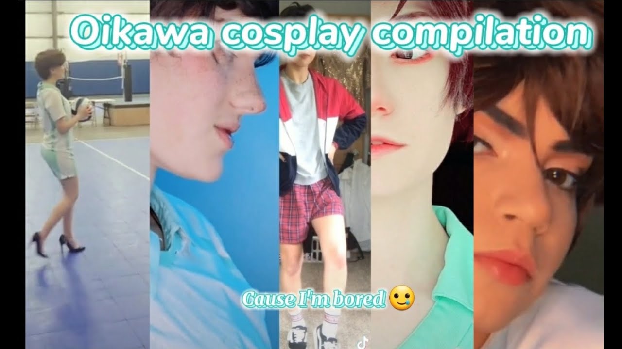 I made an Oikawa cosplay compilation because I'm bored and I simp for him
