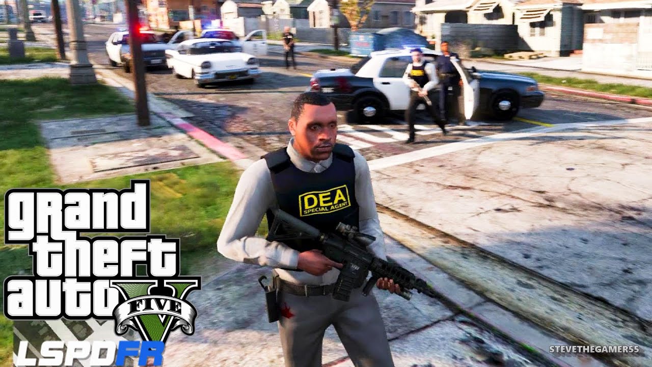 GTA 5 LSPDFR EPiSODE 102 - LET'S BE COPS - DEA PATROL (GTA 5 PC POLICE MODS) UNMARKED CHARGER