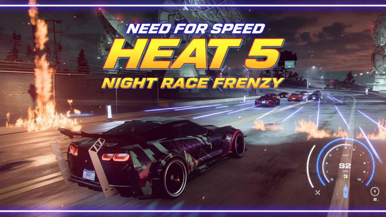 NFS Heat Corvette Domination! HEAT 5 Race & Epic Wins!
