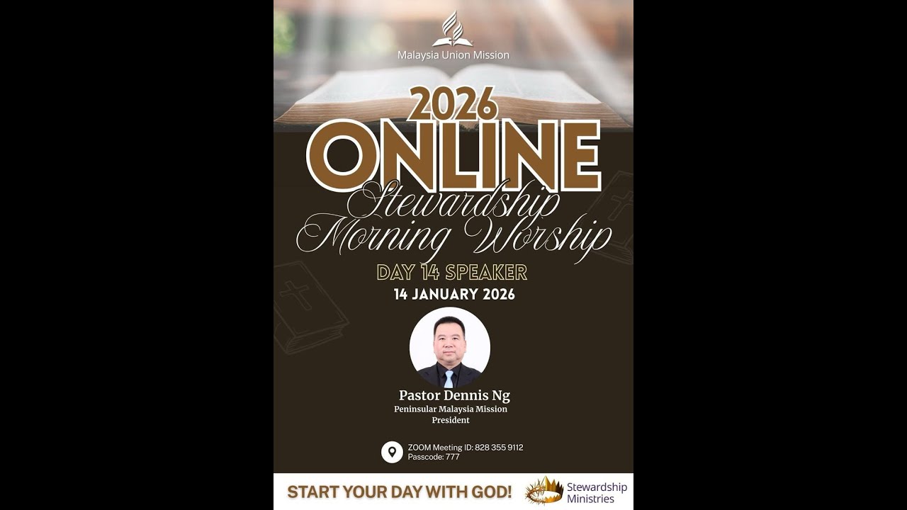 MAUM 2026 ONLINE STEWARDSHIP MORNING WORSHIP | 14 JAN 2026