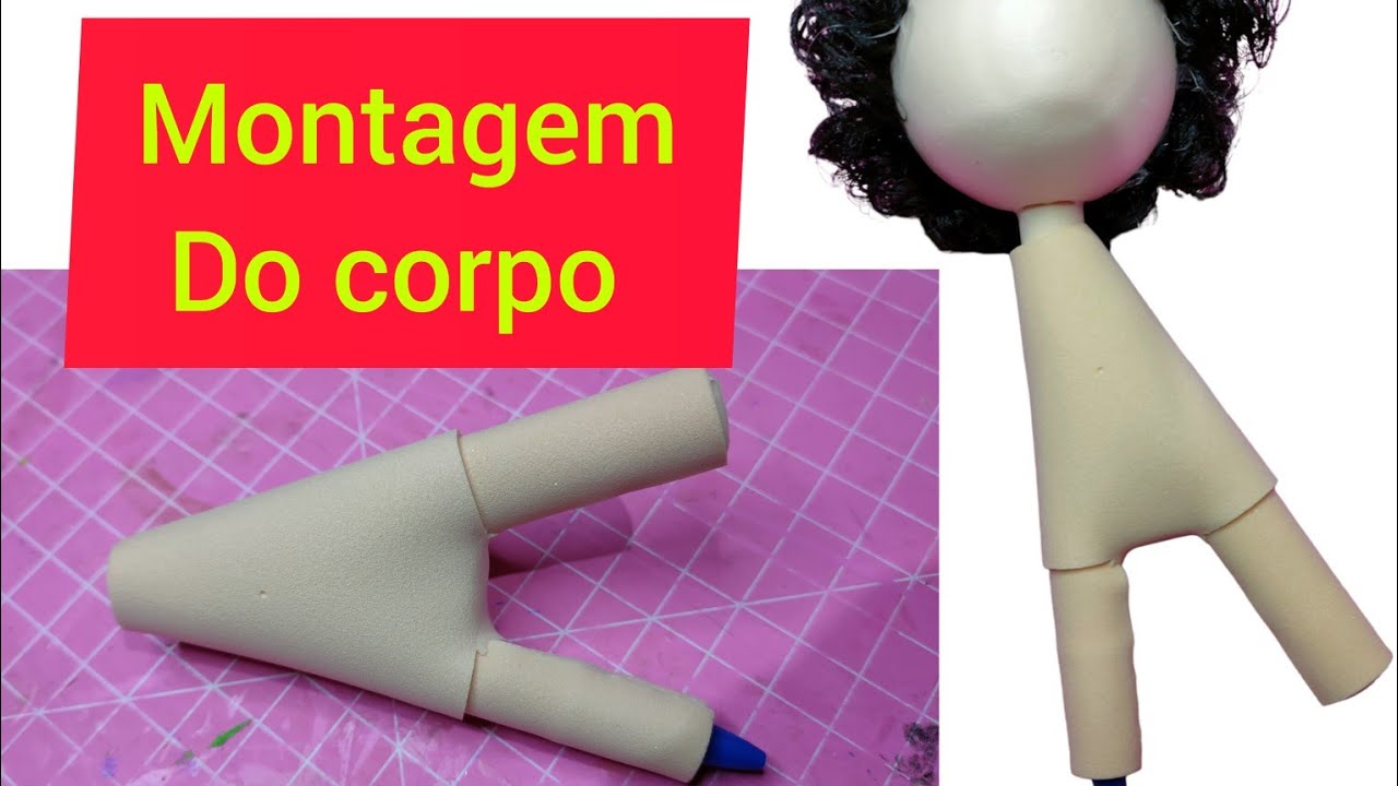 montagem de corpo passo a passo DICA DA ENNE