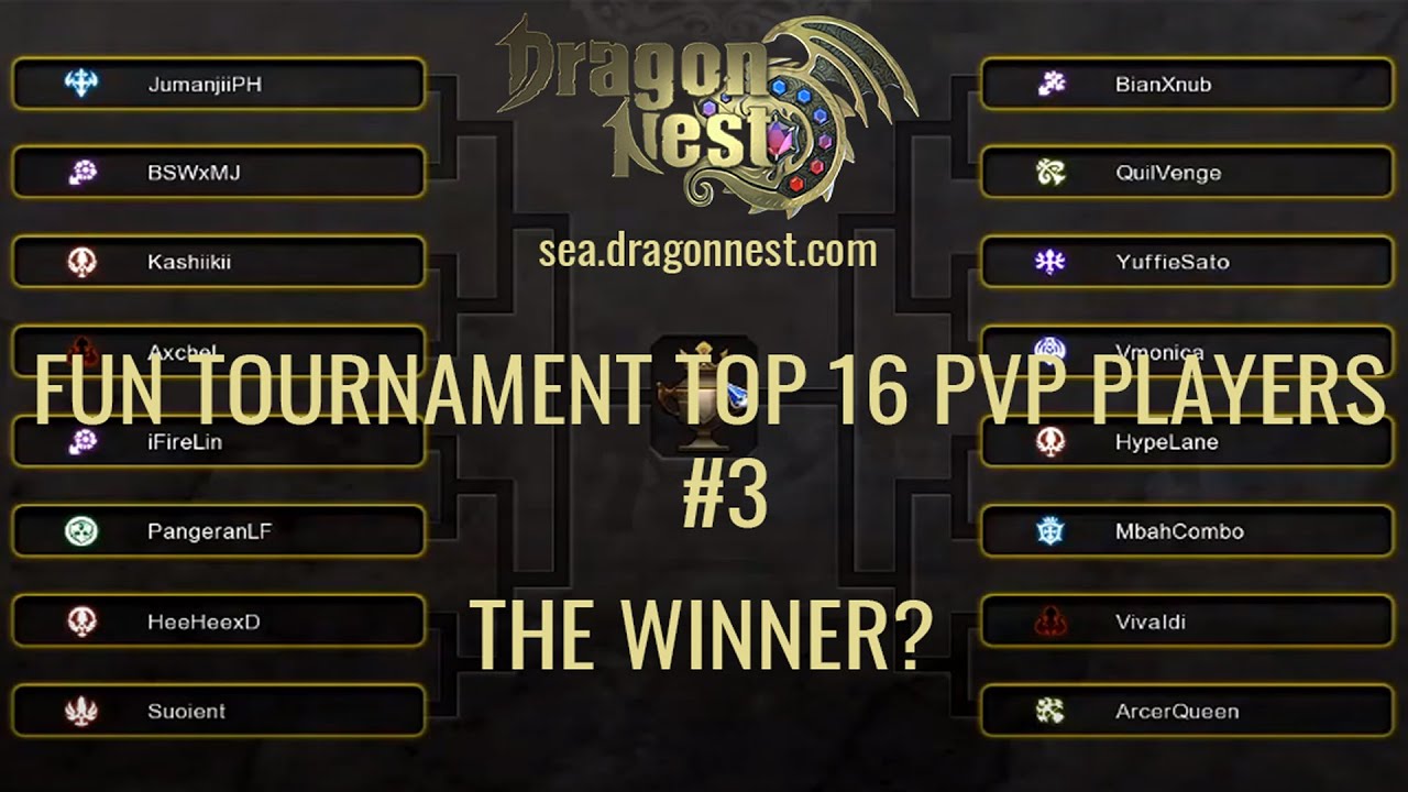 Dragon Nest SEA - FUN TOURNAMENT TOP 16 PVP PLAYERS #3