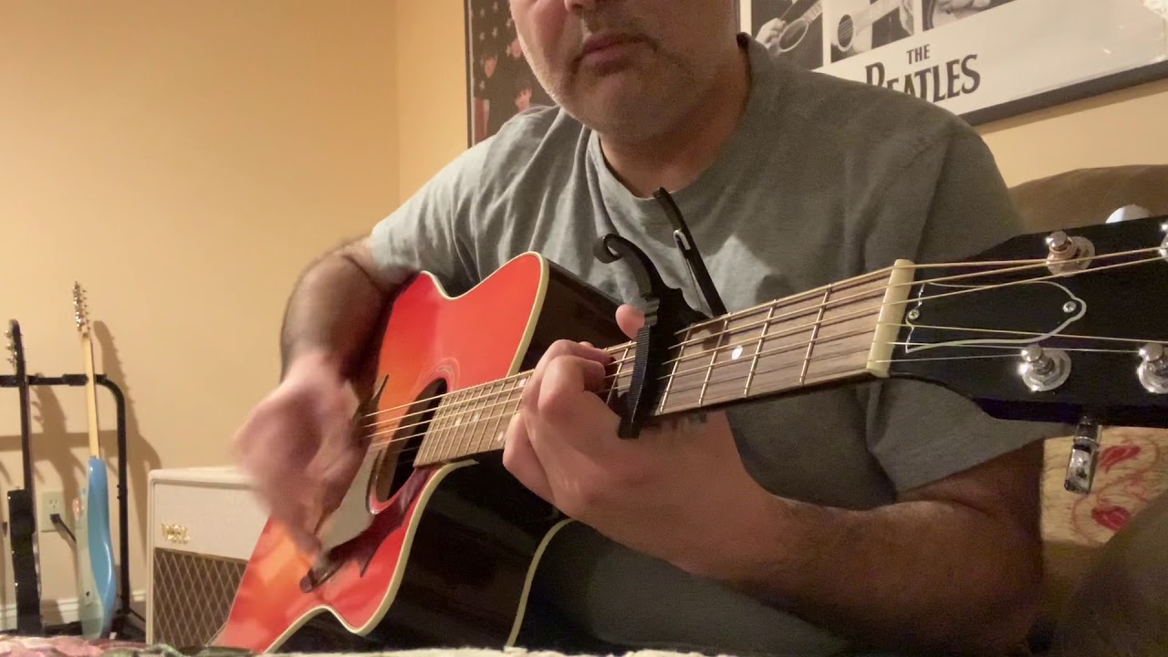 Hope of Deliverance Epiphone US Texan and Gibson Hummingbird