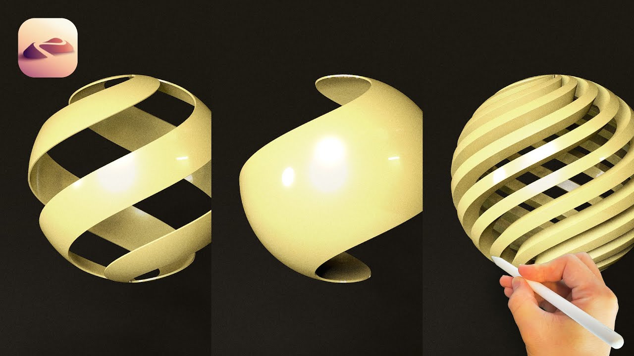 Nomad Sculpt ｜ Как создать маску узора и полосатый объект