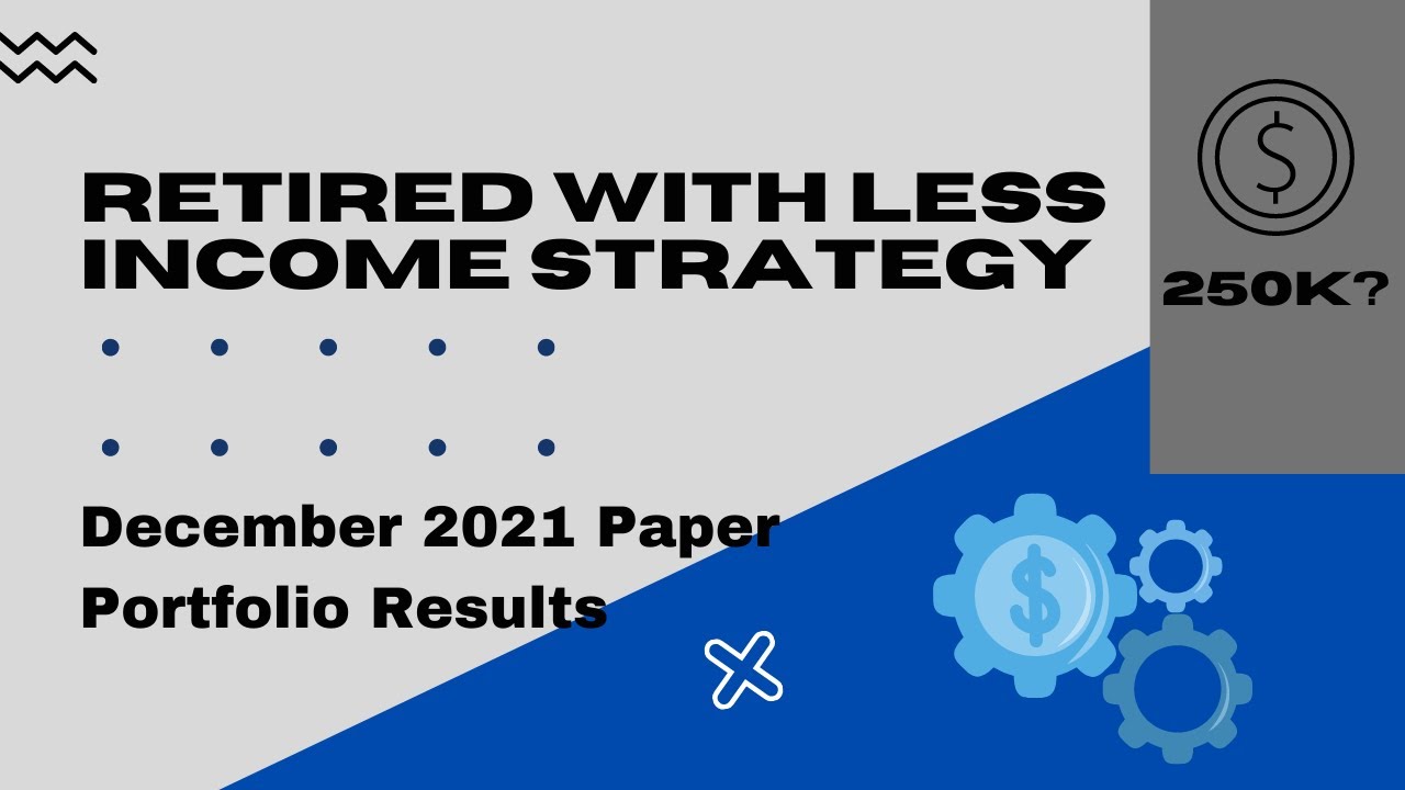 Retire With Less Series | Happy New Year! | QYLD vs QQQ TNA RYLD | 250K Portfolio Income Strategy