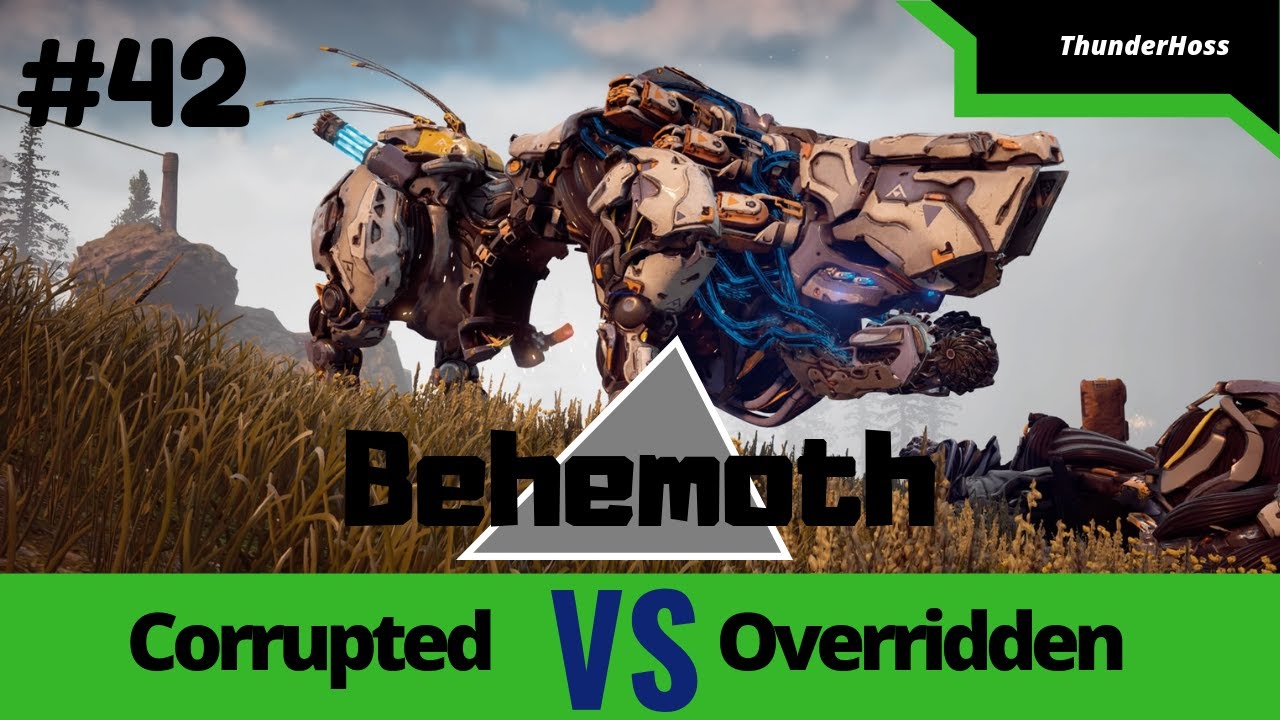 Horizon Zero Dawn - Corrupted Behemoth VS Overridden Behemoth (Horizon Fight Club #42)