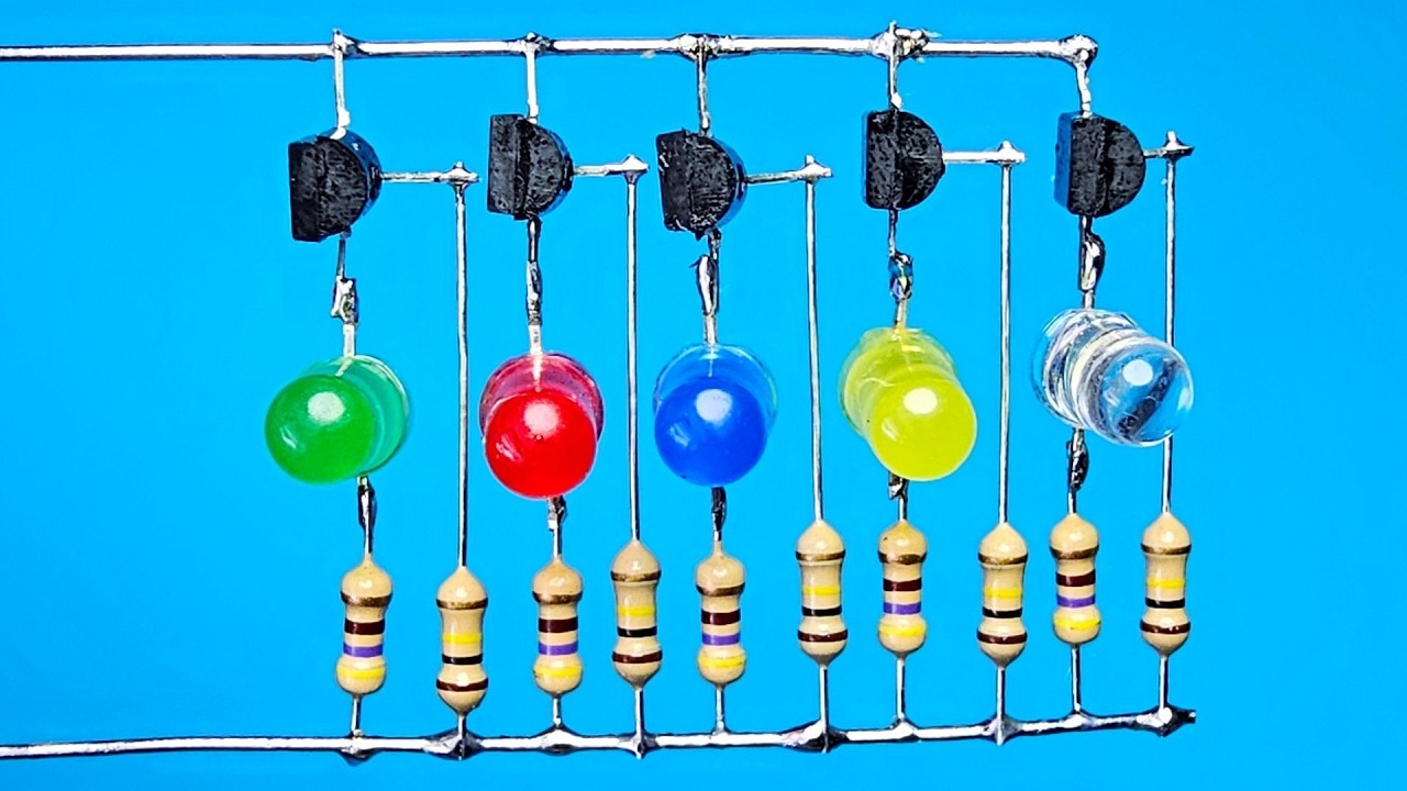 Чарсер СИД используя транзисторы без ПКБ, проекта ДИИ электронного