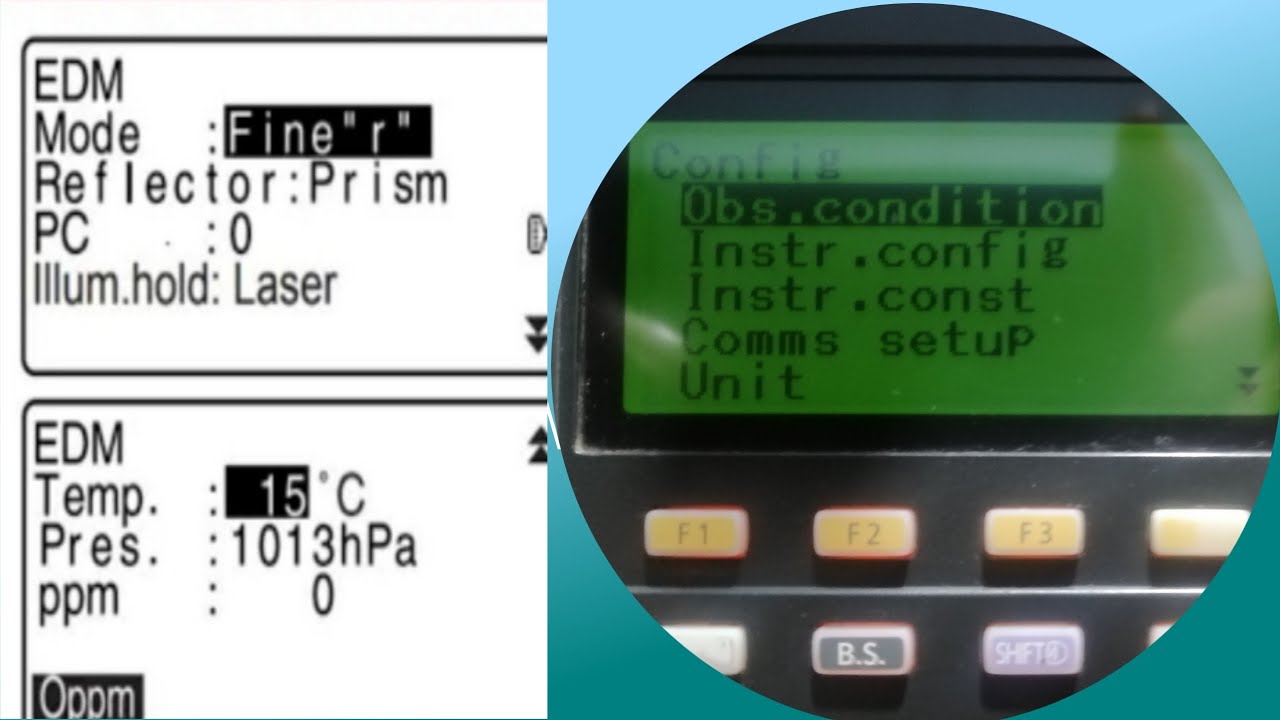 How to total station EDM & CONFIGURATION BASIC SETTINGS IN SOKKIA TOTAL STATION  AND OTHER SOKKIA