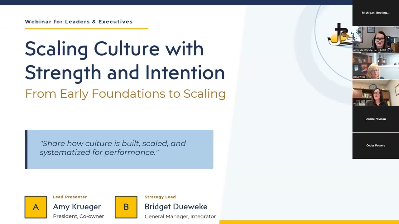 Scaling Culture with Strength and Intention