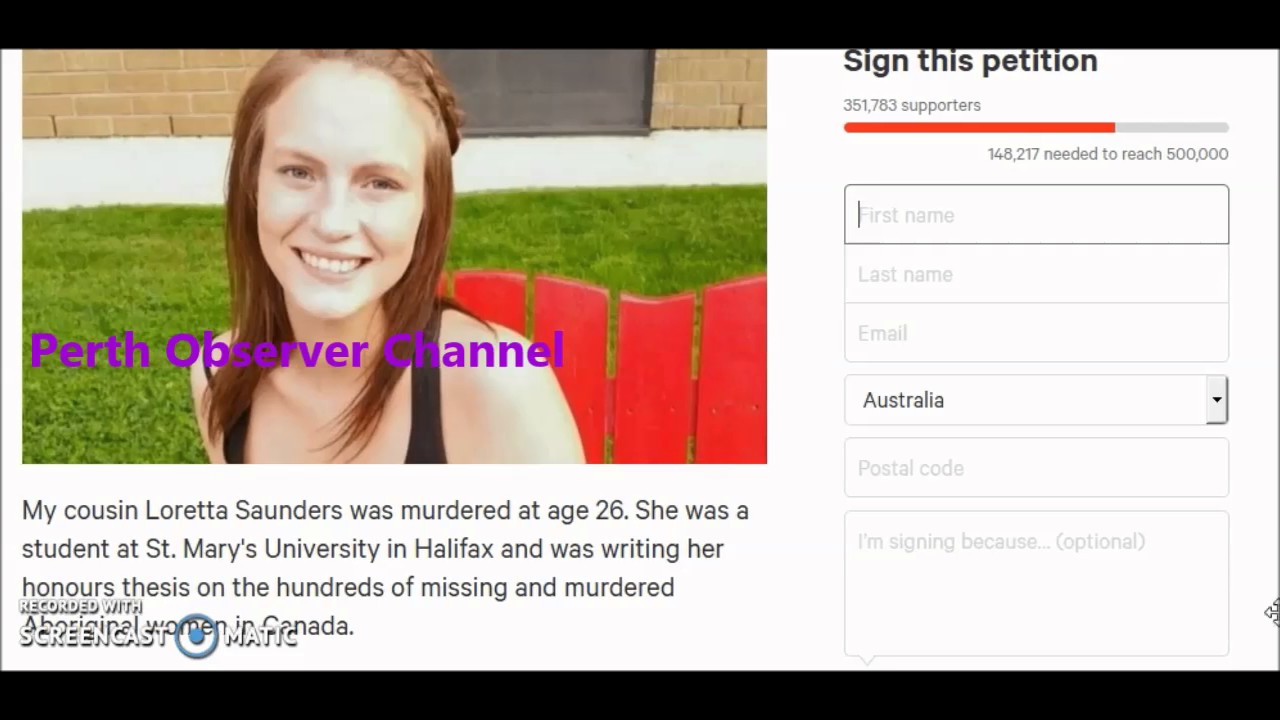 WOMEN..MURDERED/MISSING..PLEASE SIGN THE PETITION