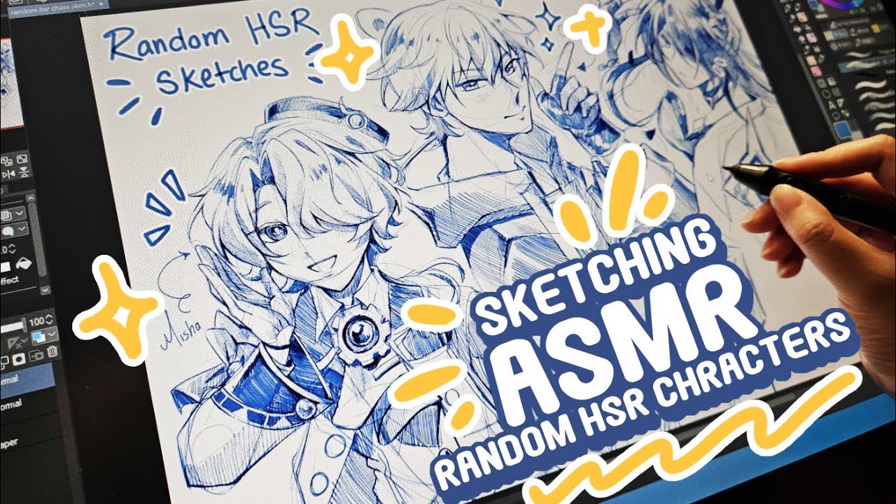 ASMR| Sketching in CSP AGAIN!