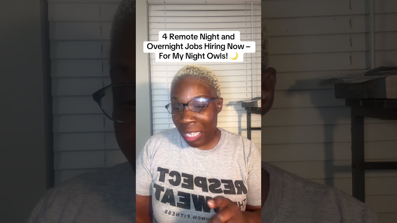 4 Remote Night and Overnight Jobs Hiring Now &ndash; For My Night Owls! 🌙