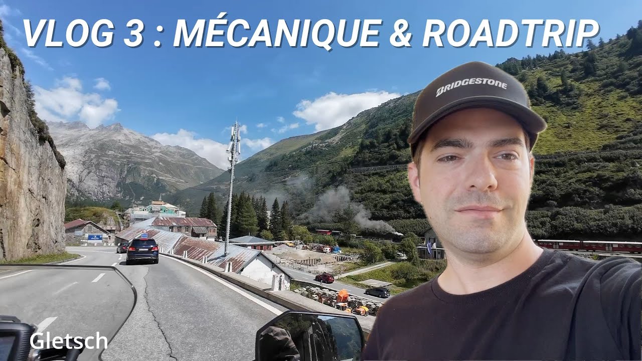 Vlog n&deg;3 AcidMoto.ch - Ao&ucirc;t et p&eacute;riode creuse, roadtrip dans les alpes