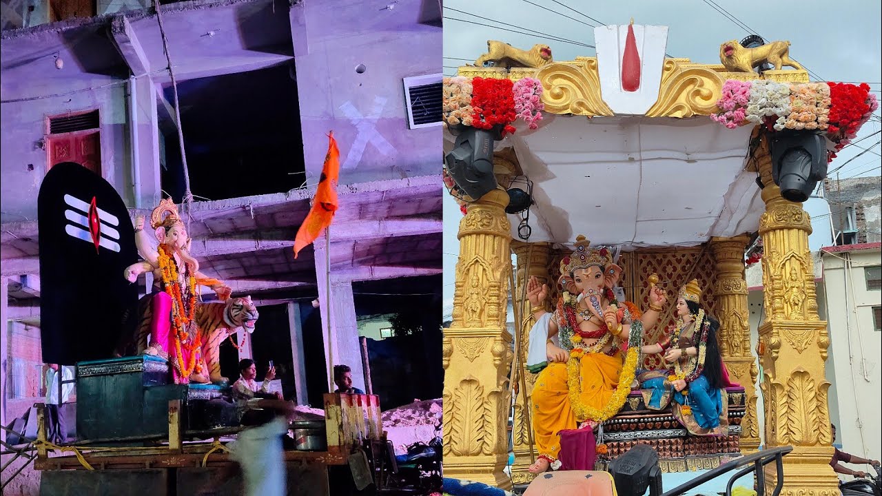 7 Days Ganesh Nimajjanam in nirmal day/night
