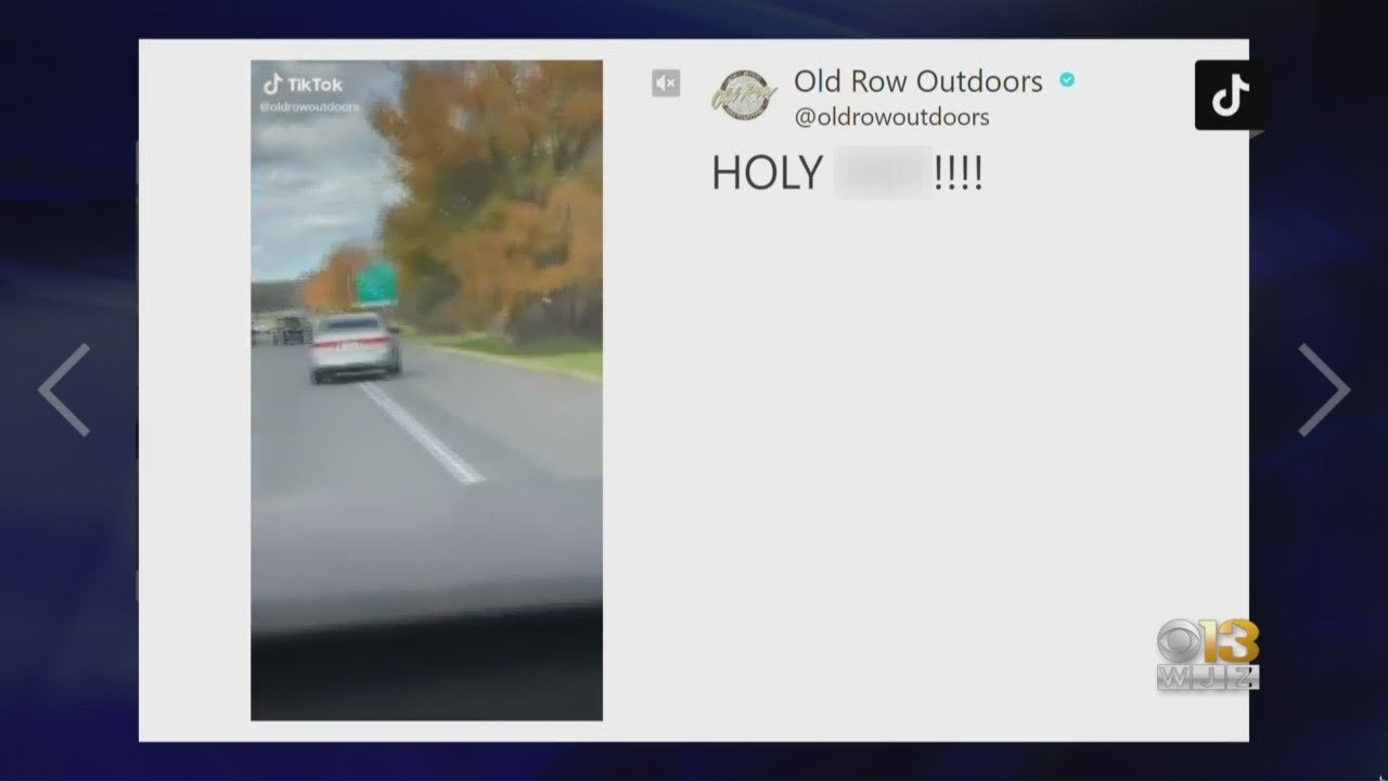 Viral Video Shows Drunk Driver Swerve Off Maryland Highway Before Going Airborne, Police Say