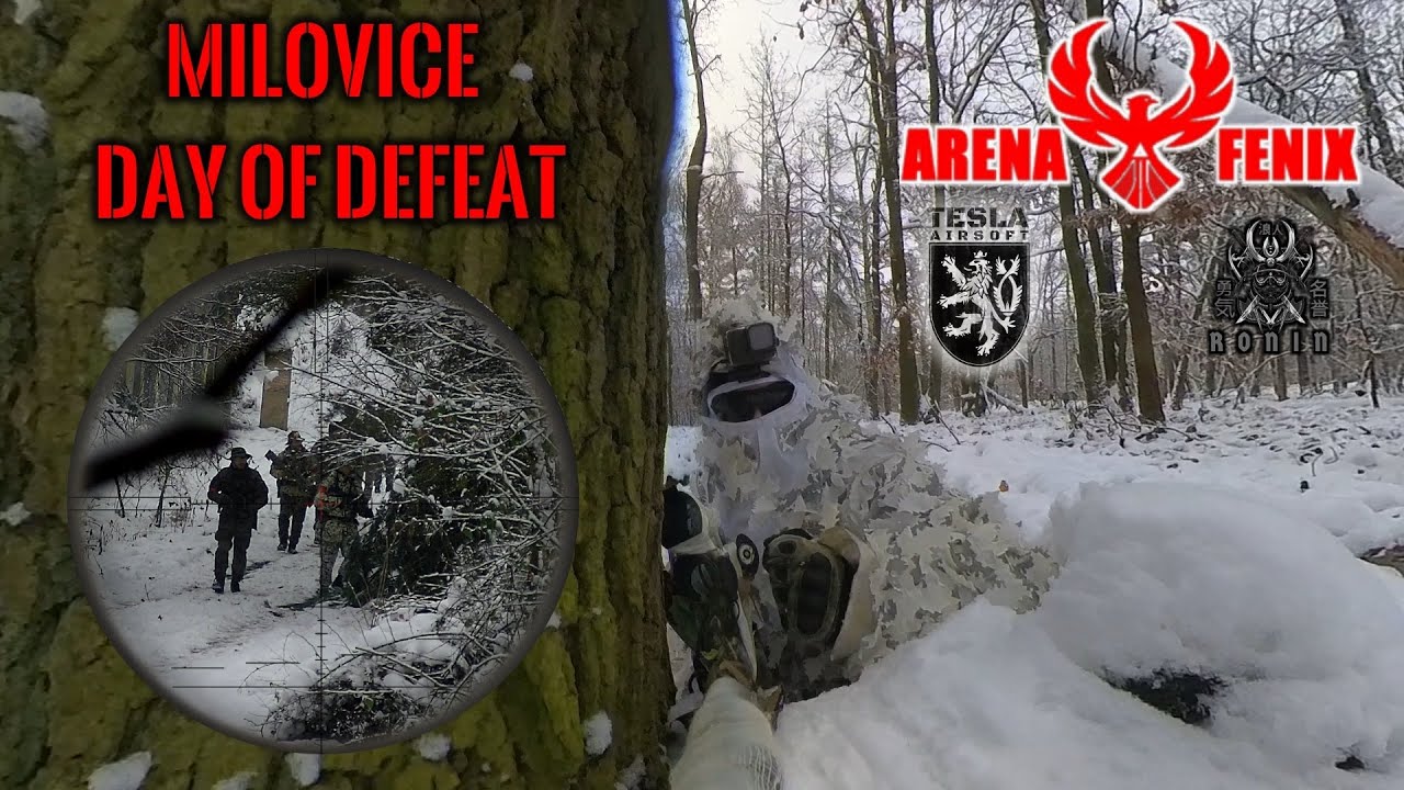 Airsoft/ Arena Fenix - Milovice / Day of Deafeat / HPA / Sniper / Scopecam Plus/ GoPro 4K / Gameplay